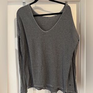 Lululemon striped long sleeve top